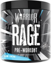 Warrior RAGE - Pre Workout - 392 gram - 45 Doseringen - Extreme sterke dosering - Savage Strawberry smaak