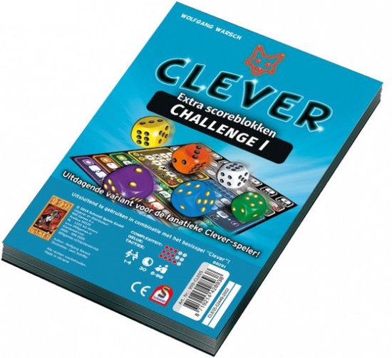 Thumbnail van een extra afbeelding van het spel ApolloX dobbelspel Clever Challenge Scoreblok