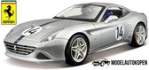 Ferrari California T (Zilver) 1/18 Bburago Limited Edition - Modelauto - Schaalmodel - Model auto - Miniatuurauto - Miniatuur autos