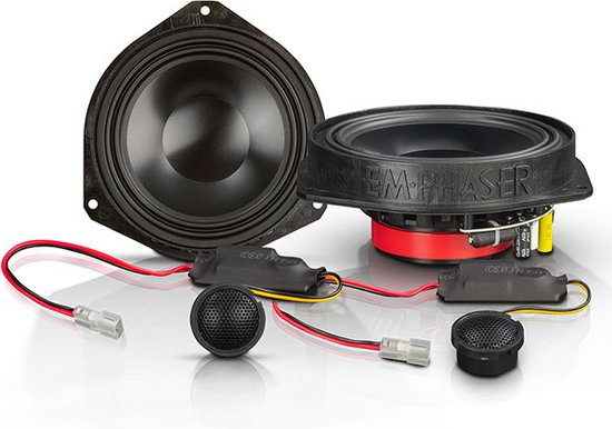 Emphaser EM-FTF2 - Autospeakers - Pasklare speakers Fiat Ducato, Peugeot Boxer, Citroen Jumper - Custom Fit luidsprekers - 16,5cm 2 weg composet - Autoboxen