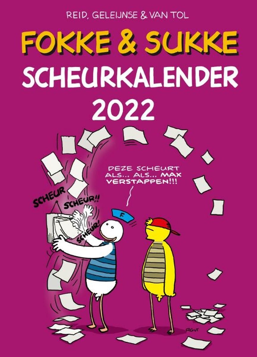 Fokke & Sukke  -   Fokke & Sukke Scheurkalender 2022 - John Reid