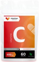 Vitamine C 900mg | Uitstekend opneembare variant | 60 vegan caps | Vitamines Nederland