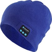 Garpex® Bluetooth koptelefoon muts - Draadloze bluetooth headset - Sport oordopjes voor hardlopen - Blauw