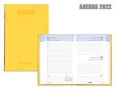 Brepols Agenda 2022 - Trade - Lucca gebonden - 7,7 x 12 cm - Geel