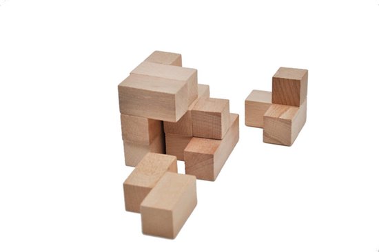 Thumbnail van een extra afbeelding van het spel Natural Soma Cube Puzzle-Game-Toys-Spel