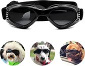 Honden zonnebril - UV Zonnebril hond - Hondenbril voor Kleine en Middelgrote honden - Zwart