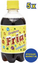 Fria Soft Drink - Grape / Druiven - 355 ml x 5 stuks - afghaanmarket.nl