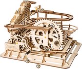 Bouwpakket Familie - Waterrad - Knikkerbaan - 294 Onderdelen - Luxe Modelbouw - Montage Speelgoed - DIY Puzzel