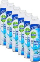 Dettol Badkamer Mousse - 6 x 600 ml - Allesreiniger - Voordeelverpakking