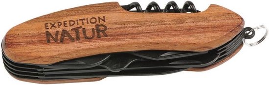 Floz Zakmes voor kinderen - kinderzakmes met 9 functies - rvs en houten handvat