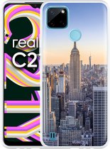 Realme C21Y Hoesje Skyline NY - Designed by Cazy