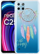 Realme C25Y Hoesje Watercolor Dreamcatcher - Designed by Cazy