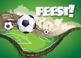 Voetbal uitnodigingen 6 stuks - Kinderfeestje - Voetbal - Verjaardag uitnodiging -