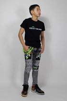 Jongens Slim fit jeans the grey green maat 110