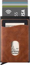 Parvus™ Luxe Portemonnee heren dames - RFID Blocking pasjeshouder - Kaarthouder - leder - bruin