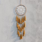 Handgemaakte Dromenvanger | Wanddecoratie | Dreamcatcher | Goud