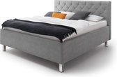 SanRemo gestoffeerd bed 180x200 cm incl. lattenbodem met opbergruimte.