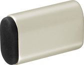 Hermeta Deurbuffer - aluminium profiel - ovaal 60mm - nieuw zilver - geanodiseerd