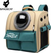 Space Cat - Rugzak - Draagtas - Reistas - Carrier - Transporttas - Huisdier - Katten - Kleine Honden - Kaki