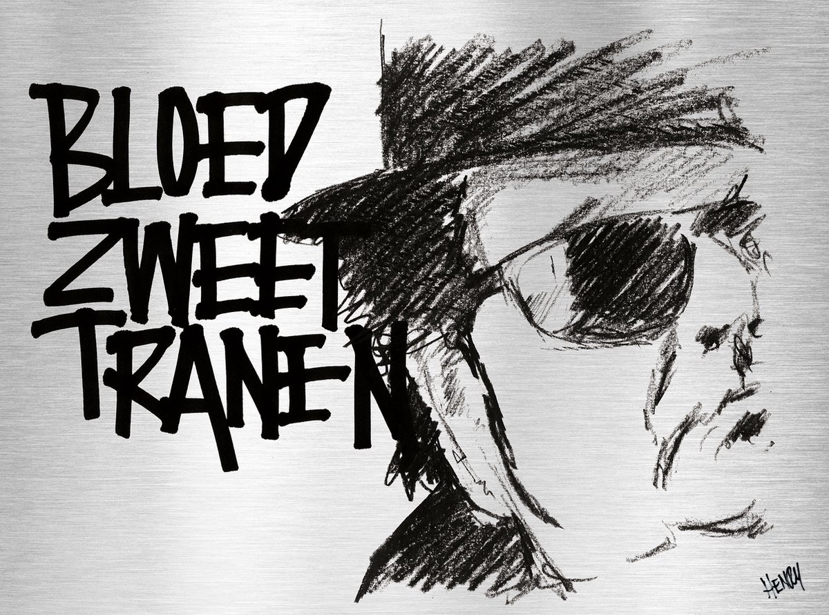 ANDRE HAZES * BLOED, ZWEET EN TRANEN * - uniek sign painted kunstwerk