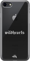 xoxo Wildhearts case voor iPhone 7/8 SE - Wildhearts White - xoxo Wildhearts Transparant Case