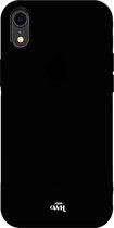 Siliconen hoesje zwart geschikt voor iPhone Xr hoesje siliconen - Zwarte kleur - Hoesje geschikt voor iPhone Xr zwart - zwart hoesje geschikt voor iPhone Xr - Stevig hoesje zwart -