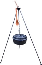 Complete set met Dutch oven  3.8 l en driepoot 1.20 m