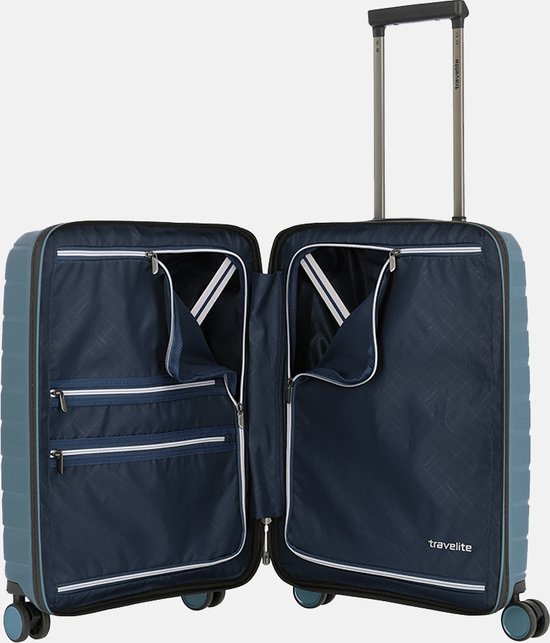 Travelite Air Base handbagage koffer 55 cm ice blue | bol.com
