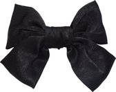Jessidress® Haarclips Feestelijke Haar Clip Grote Haar Strikje Baret - Zwart