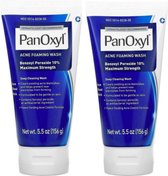 PanOxyl -  2 STUKS - Acne Foaming Wash - Benzoyl Peroxide 10% Maximum Strength - treatment of acne - 156 g
