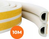 Tochtband Premium - Extra goede kwaliteit - 10 meter - Tochtband Zelfklevend - Tochtstopper Deur - Tochtstrips Voor Deuren - Tochtstrip Deur - Deurborstel - Tochtstrip Raam - Tochtborstel - T