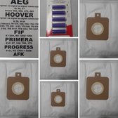 AEG, Hoover, Fif, Primera, Progress, AFK, 5 stofzuigerzakken met 5 geurstaafjes