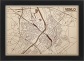 Decoratief Beeld - Houten Van Venlo - Hout - Bekroned - Bruin - 21 X 30 Cm