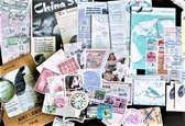 Vintage Paper- & Stickerset - 3 - Hobbypapier en stickers
