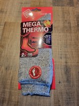 5 Paar Mega Thermo Sokken - 43-46 - Naadloos - Werksokken - Huissokken - Unisex - Warme Voetensokken