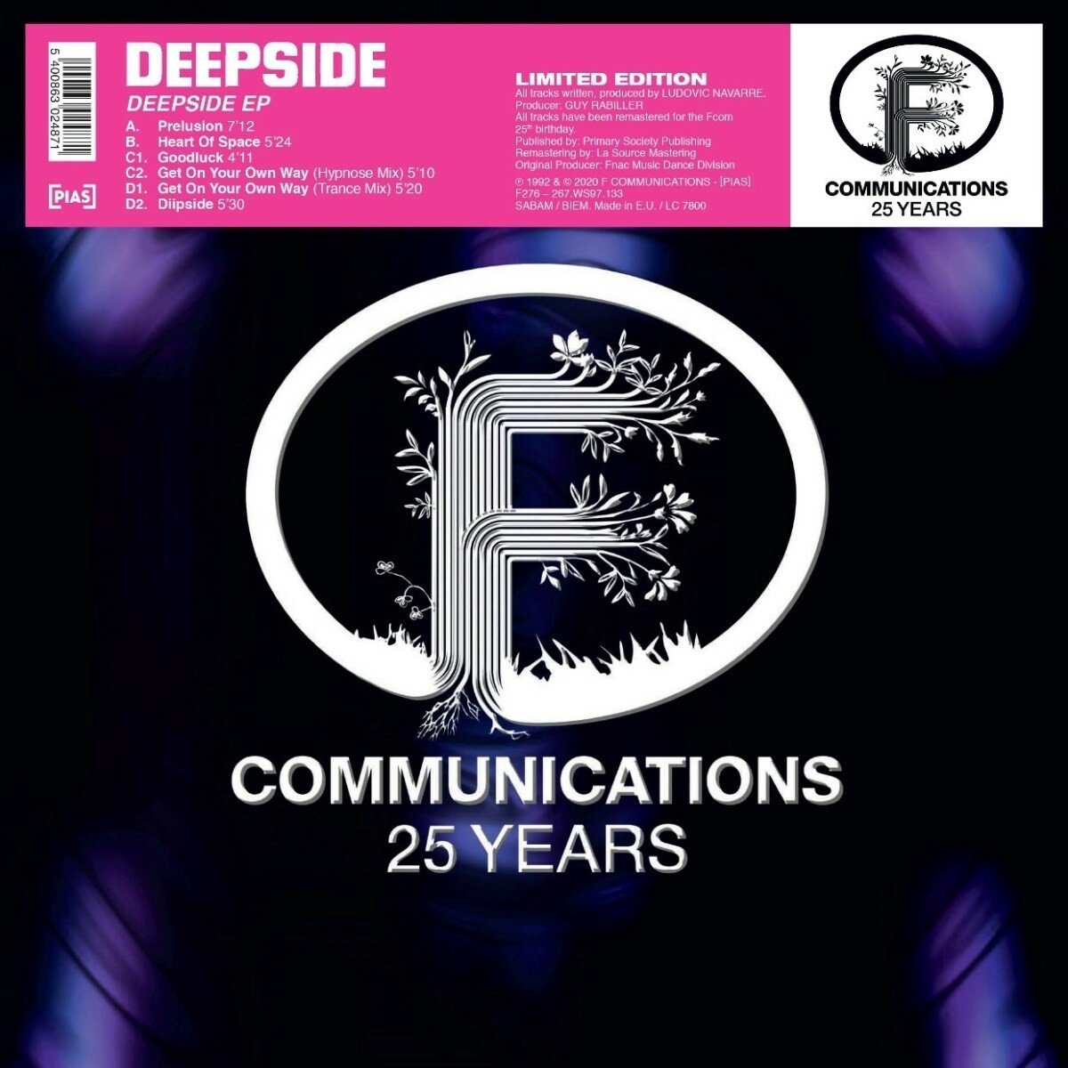 Deepside Ludovic Navarre - Deepside EP (2 12" Single) (Limited Edition) (Remastered)