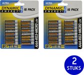 Dynamic Energy Ultra Batterijen | Aaa R03 | 32 Stuks