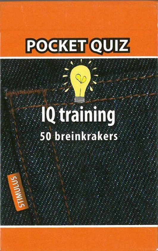 Afbeelding van het spel Pocket Quiz - IQ Training (50 breinkrakers) - kaartspel - 10+