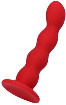 ToDo Favorite Rood Anale Plug Met Zuignap