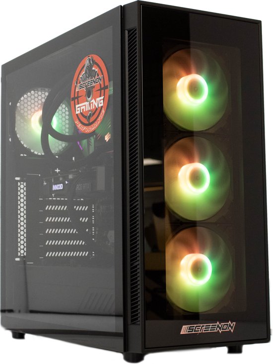 ScreenON Game PC Ryzen 7 480GB M.2 SSD + 2TB HDD RX 6800 16GB GamePC.X43564...