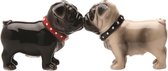 Peper en zout stel “Little love Pugs”