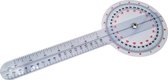 Goniometer 30cm - 0° tot 360° per 1° gradenboog - hoekmeter - geneeskunde - lichamelijk onderzoek - meetinstrument bewegingsonderzoek