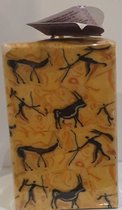 Kaars - Hert - Jager - Handmade in Afrika - 14 x 9 x 9 cm - Weegt 1 kilo - Weegt 1000 gram