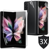 Samsung Galaxy Z Fold 3 Screenprotector - PET Screen Protector - 3 Stuks