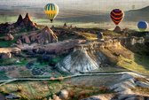 Luchtballonen boven Cappadocië op Puzzel 2 - Puzzel 252 stukjes | Landschap - Fons Kern