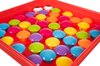 Afbeelding van het spelletje Leerzaam Mozaïek druk knoppen kleuren spel met 45 gekleurde druk knop kralen en 12 verschillende plaatjes
