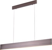 Hanglamp boven eettafel LED strak bruin, wit, zwart 26W