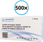 Zelftest - Covid-19 - Grootverpakking - Verpakt per 1 stuk - Corona zelftest - Corona Covid sneltest NewGene 500 stuks (SARS, RIVM goedgekeurd)