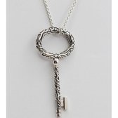 Pandora - Regal Key Necklace - Silver - 397676-90 - Maat: 90cm