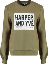 Harper & Yve Trui No 10 Sw Fw21h503 600 Army Green Dames Maat - XS